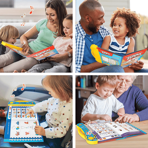 👦 👧LIBRO BILINGUE INTELIGENTE  DE APRENDIZAJE INGLES Y ESPAÑOL📚