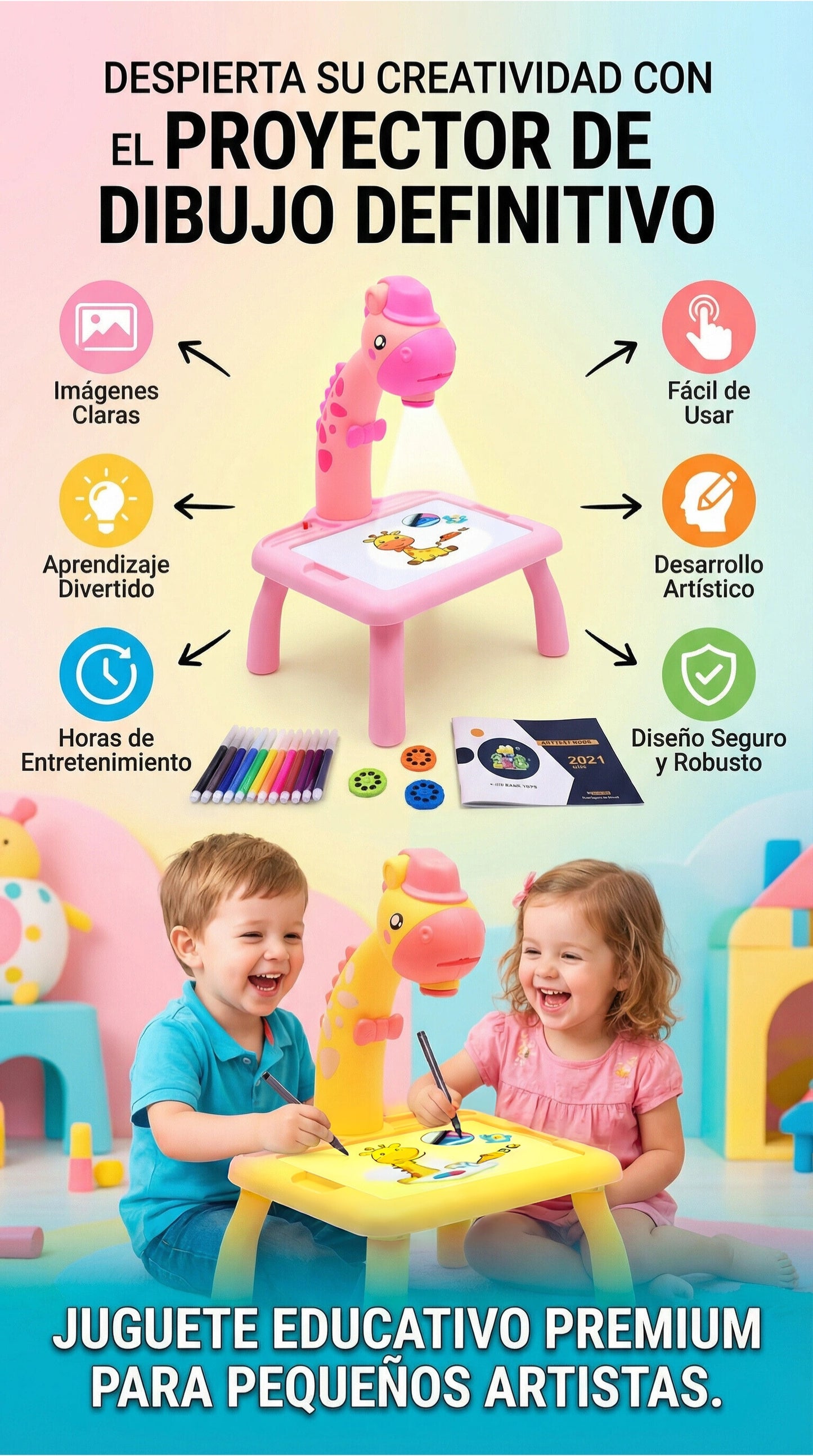 PROYECTOR JIRAFA PARA NIÑOS