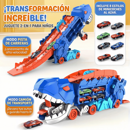 CAMIÓN DINOTRACK DE TRANSPORTE 3 EN 1